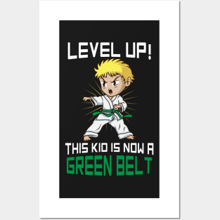 KARATE: This Kid Is Now A Green Belt Gift Posters and Art